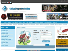 Tablet Screenshot of calicutpropertiesonline.com